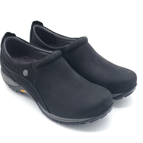 Dansko Patti Milled Nubuck Women's Black Slip On Shoe Vibram Sole Size 41 - Picture 6 of 12